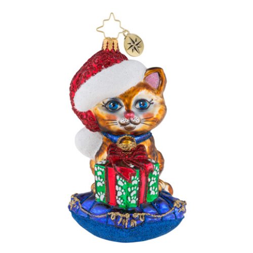 Christopher Radko A Little Coy, Kitty! Christmas Ornament