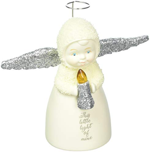 Department 56 Snowbabies Peace Collection “This Little Light of Mine” Porcelain Figurine, 4.5″