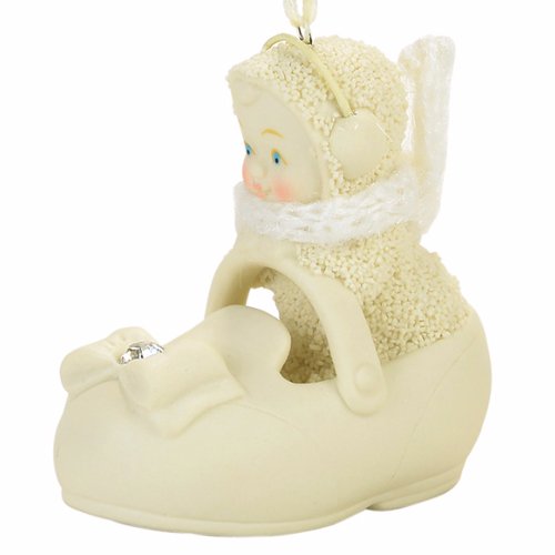 Department 56 Snowbabies “First Shoe” Porcelain Ornament, 2.45″