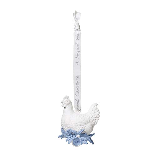 Wedgwood 2019 Annual Three French Hens Ornaments