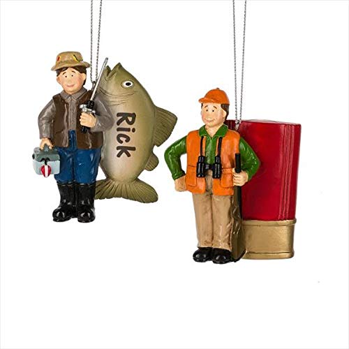 Midwest-CBK Hunting Rosy Red 3 inch Resin Stone Christmas Hanging Figurine Ornament