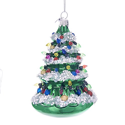 Kurt Adler Kurt S. Adler Noble Gems Christmas Tree Glass Ornament