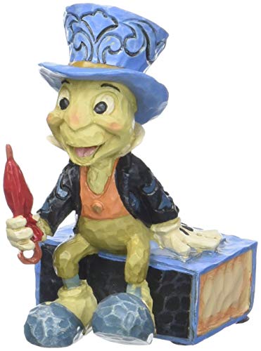 Enesco Disney Traditions by Jim Shore Pinocchio Jiminy Cricket Miniature Figurine, 2.75″, Multicolor