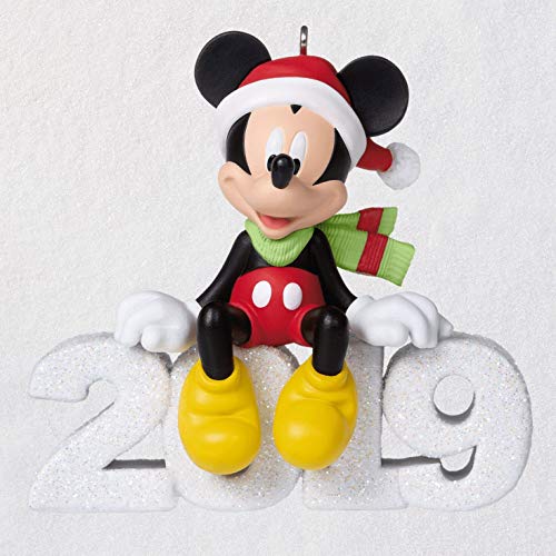 Hallmark Keepsake Christmas Ornament 2019 Dated Mickey Mouse A Year of Disney Magic
