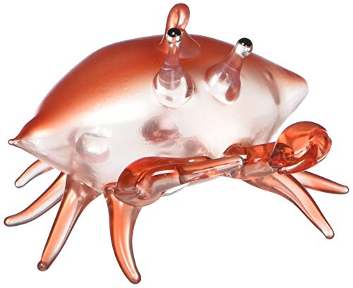 Department 56 Coastal Red Crab Glass, 1.5″ Hanging Ornament