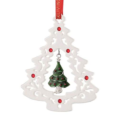 Belleek Pierced Tree Ornament