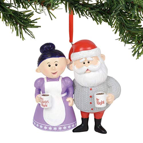 Department 56 Rudolph Mrs. Always Right, 3.5″ Hanging Ornament, Multicolor