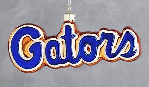 RAZ Imports Florida Gators Logo Christmas Tree Ornament, 6″