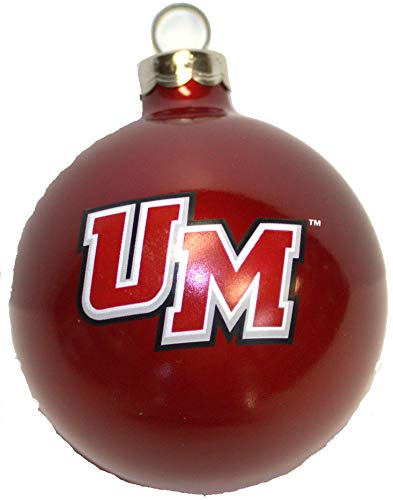 Topperscot UMass Minutemen Small Painted Round Ornament