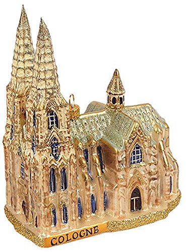 Pinnacle Peak Trading Company Cologne Cathedral Germany Polish Glass Christmas Ornament Travel Decoration