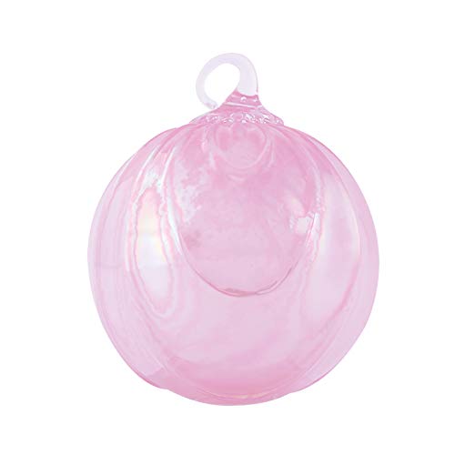 Glass Eye Studio Pink Opal Drape Classic Ornament (October)