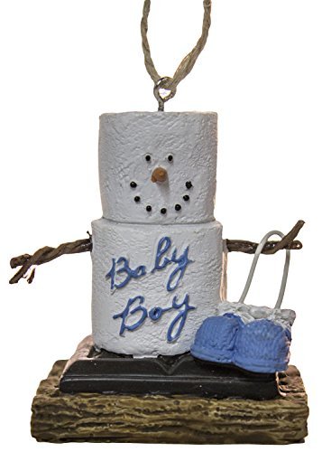 S’Mores New Baby Boy Christmas/ Everyday Ornament