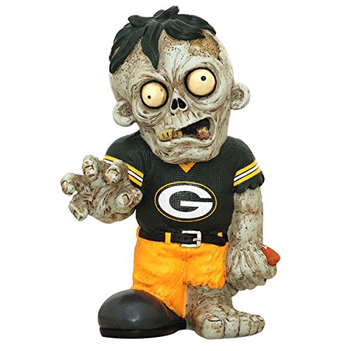 Green Bay Packers Resin Zombie Figurine