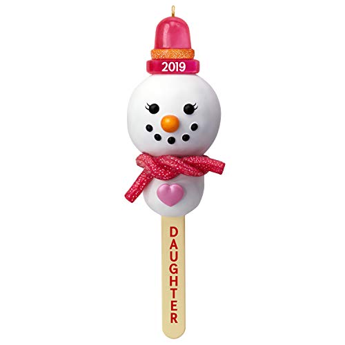 Hallmark Keepsake Christmas Ornament 2019 Year Dated Daughter Cake Pop Snowman,