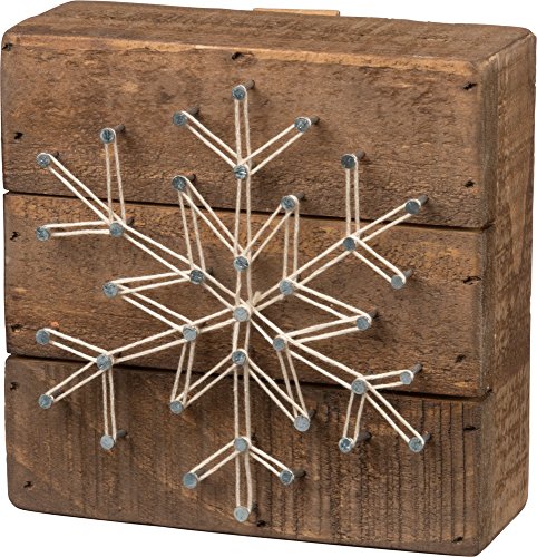 Primitives by Kathy Christmas-Themed String Art, Snowflake