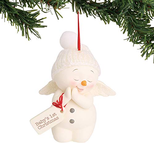 Department 56 Snow Pinions Baby’s First “Christmas Hanging Ornament, Multicolor