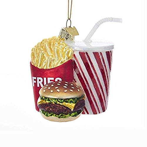 Kurt Adler 3.5In Noble Gems Fast Food Combo Ornament