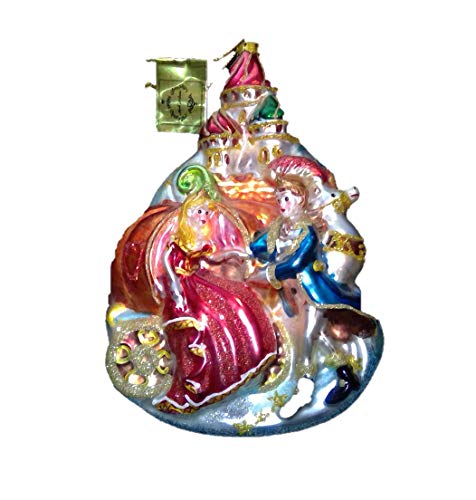 Cinderella by Mark Roberts Glass Christmas Ornament 6in