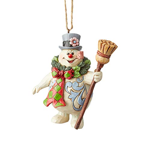 Enesco Frosty The Snowman by Jim Shore with Wreath