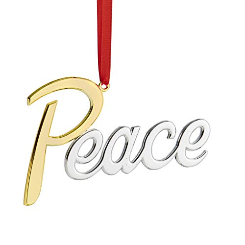 Nambe Holiday Peace Ornament