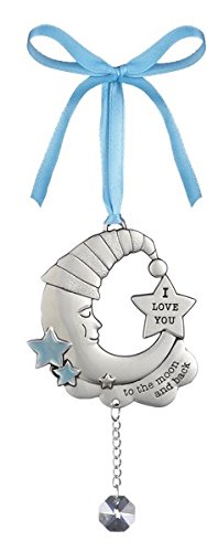 Ganz Welcome Baby Boy, I Love You to The Moon and Back Ornament