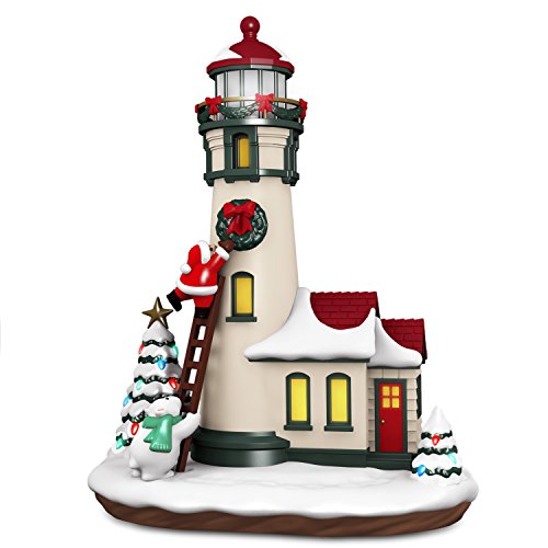 Hallmark Keepsake Christmas Ornament 2018 Year Dated, Luminous Lighthouse with Music and Light, Tabletop