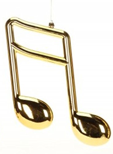 Mark Roberts 12″ Royal Symphony Glamourous Gold Musical Sixteenth Note Christmas Ornament