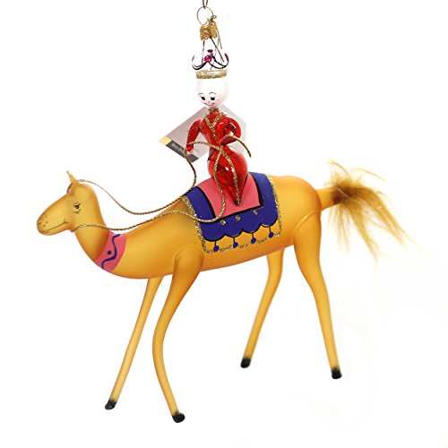 De Carlini MAGI ON Camel Glass Nativity Italian King Pr4370 Red