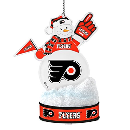 NHL Philadelphia Flyers LED Snowman Ornament