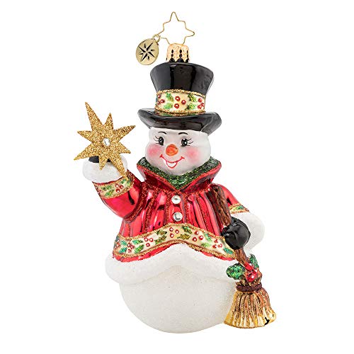 Christopher Radko Star Struck Snowman Christmas Ornament