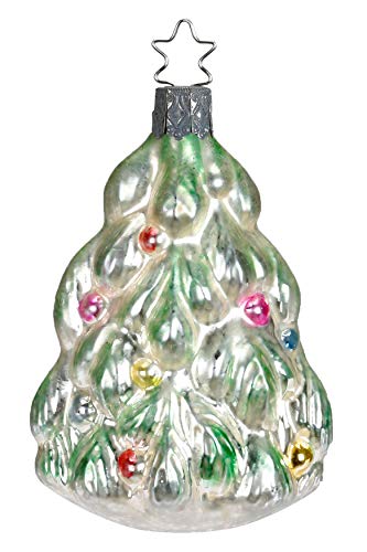 Inge-Glas Magical Nostalgic Christmas Tree 10102S018 German Blown Glass Christmas Ornament
