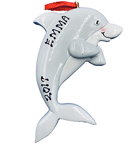 rudoplh and me Personalized Dolphin Christmas Ornament 2019