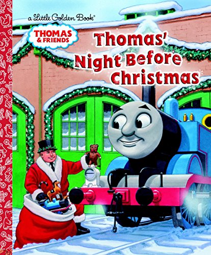 Thomas’ Night Before Christmas (Thomas & Friends) (Little Golden Book)