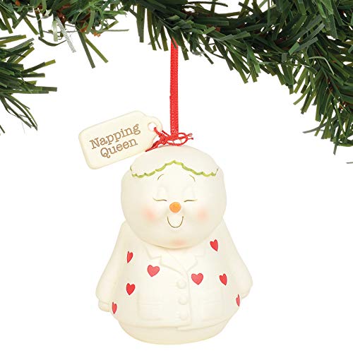 Department 56 Snowpinions Napping Queen Hanging Ornament, 2.25″, Multicolor