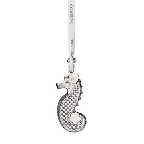 Waterford Crystal Seahorse Ornament 3.6″