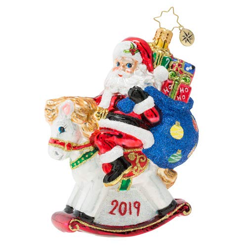 Christopher Radko Rockin’ Around 2019 Christmas Ornament, 5.25, Multicolored