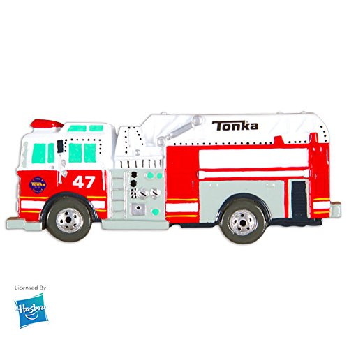 Tonka Fire Truck Personalized Christmas Tree Ornament