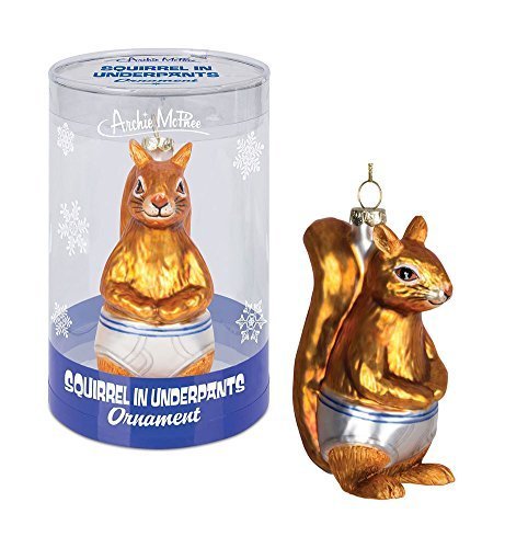 Accoutrements Squirrel In Underpants Ornament