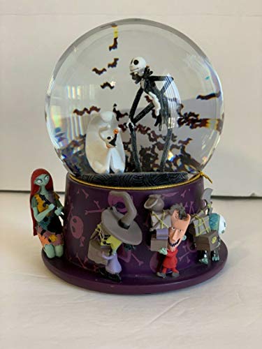 Disney Parks Nightmare Before Christmas Jack and Friends Sculpted Snowglobe