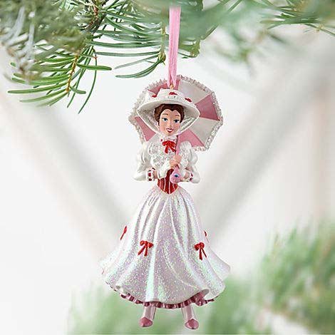 Disney Parks Mary Poppins Figurine Holiday Ornament