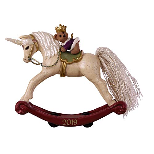 Hallmark Keepsake Ornament 2019 Year Dated A A Pony for Christmas Unicorn Rocking Horse,