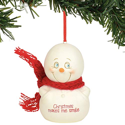 Department 56 Snowpinions Christmas Makes Me Smile Hanging Ornament, 2.75″, Multicolor