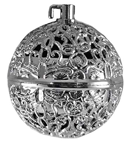 Gerson Chirping Bird Silver-Colored Hanging Christmas Ornament