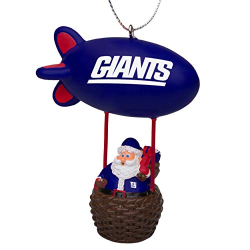 NFL New York Giants Santa Blimp Ornamentsanta Blimp Ornament, Team Color, One Size