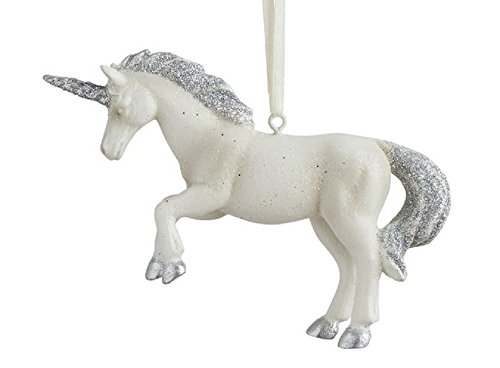 Creative Co-op Magical Unicorn Hanging Resin Ornament