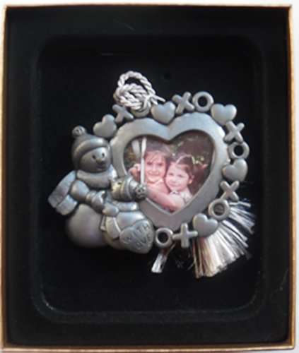 Gloria Duchin “WITH LOVE” Pewter Christmas Ornament