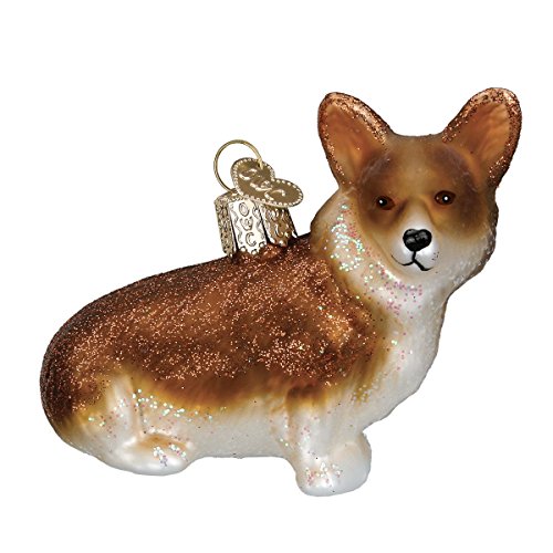 Old World Christmas Glass Blown Ornament with S-Hook and Gift Box, Dog Collection (Pembroke Welsh Corgi)