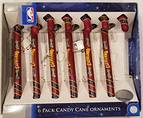Cleveland Cavaliers Candy Cane Ornament Box Set