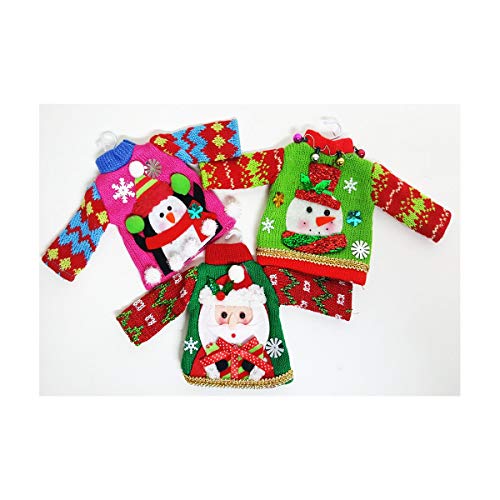 Holiday Lane Macy’s Ugly Sweaters Ornament Set of 3