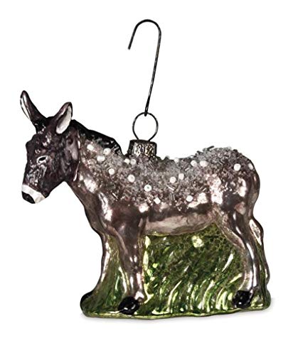 Bethany Lowe Mercury Glass Vintage Collection Donkey Christmas Tree Ornament